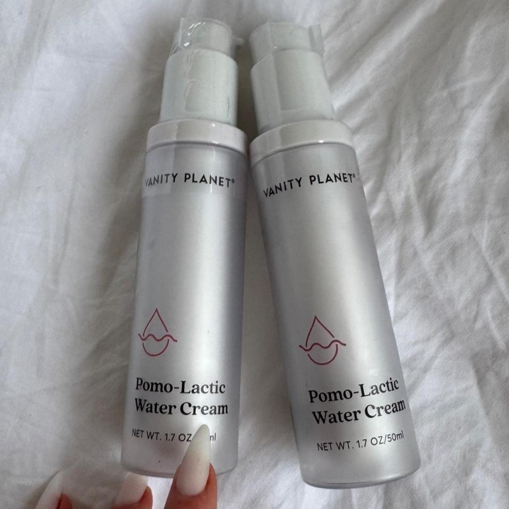 Vanity Planet Promo-Lactic Water Cream 2x 50ml Exfoliant Serum